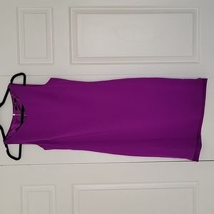 Purple Tahari Sheath Dress